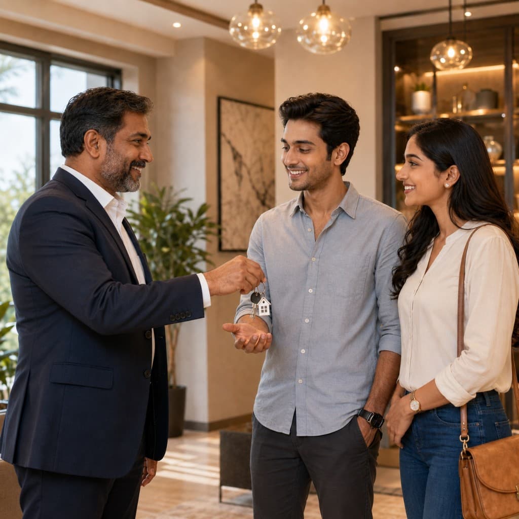 Baveja Properties property expert helping clients