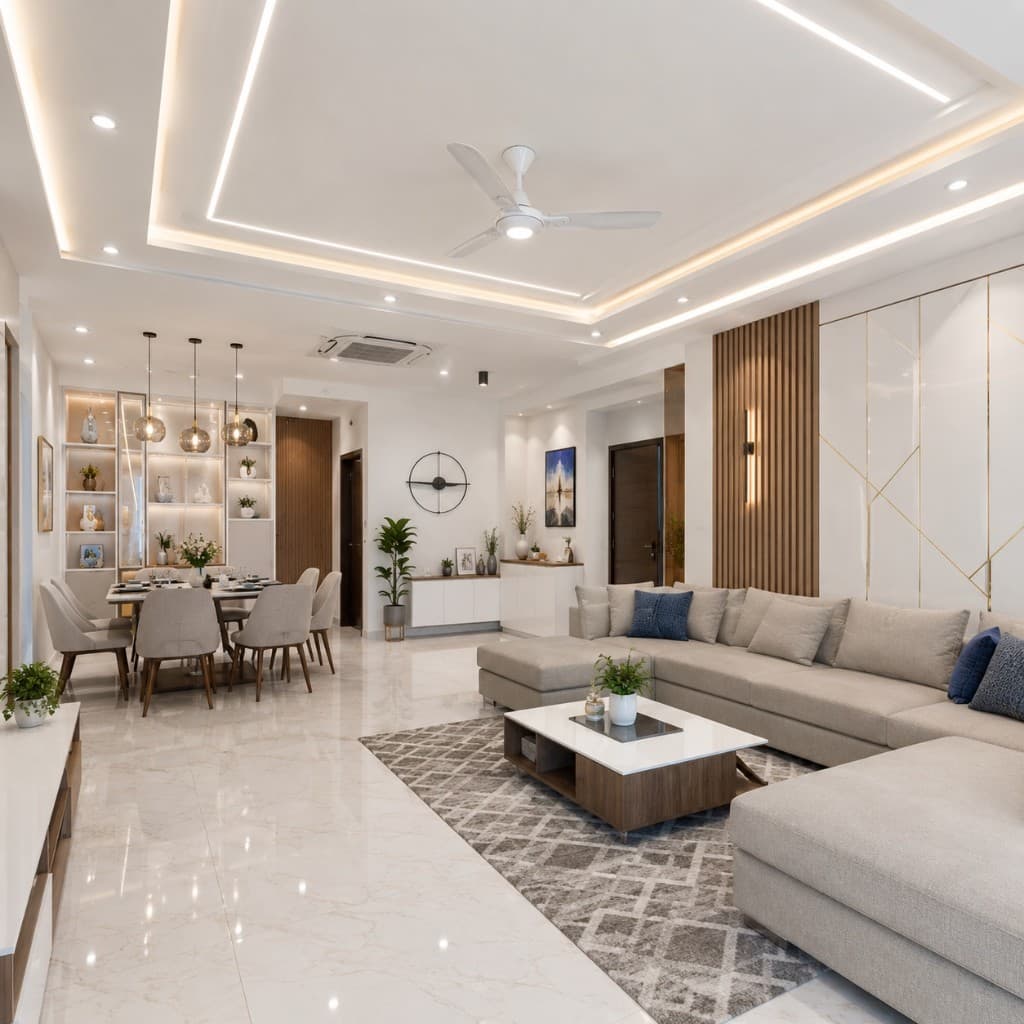 Seevan Builders flat interior in Jaipur